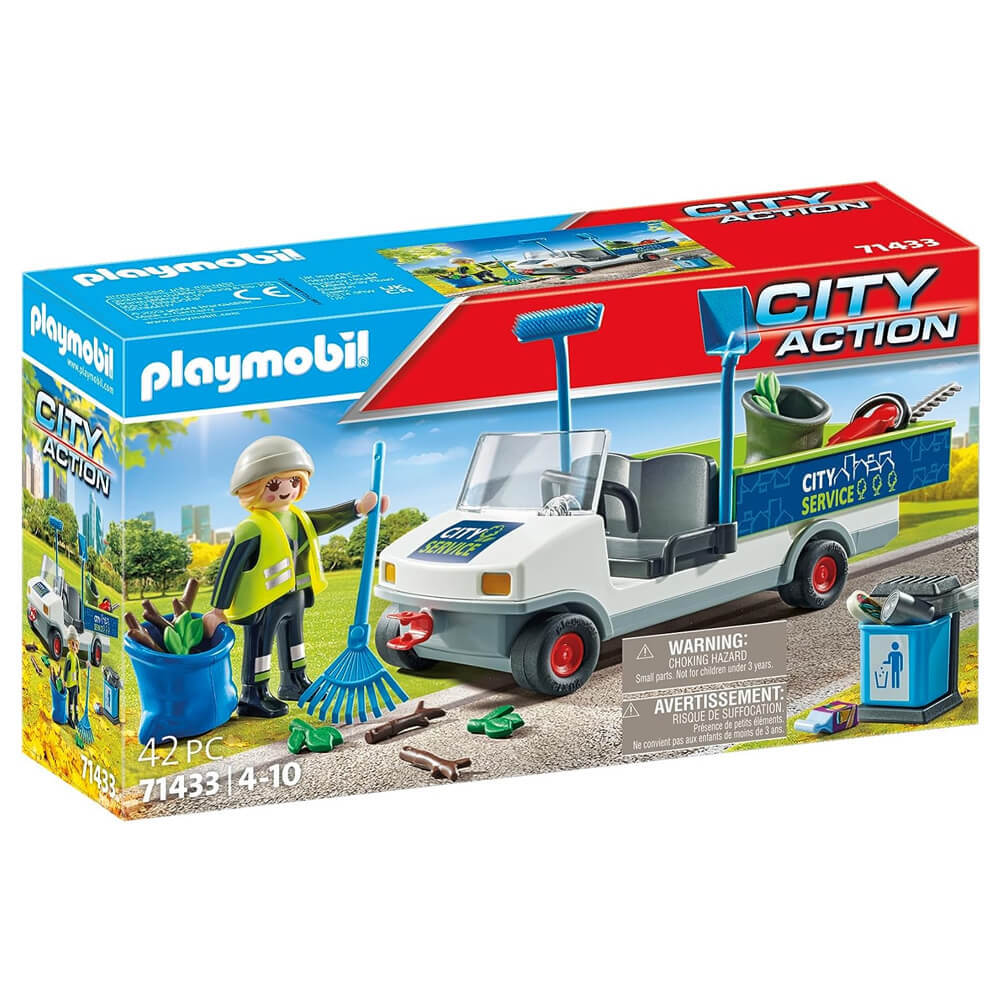 Playmobil Street Cleaner with e-Vehicle 71433